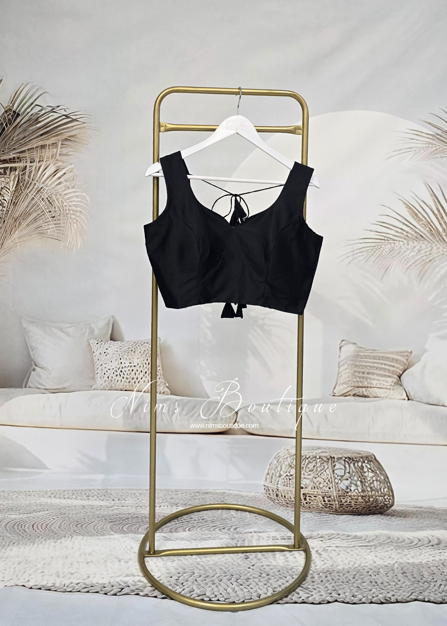 The NB Black Sweetheart Blouse (12-14)