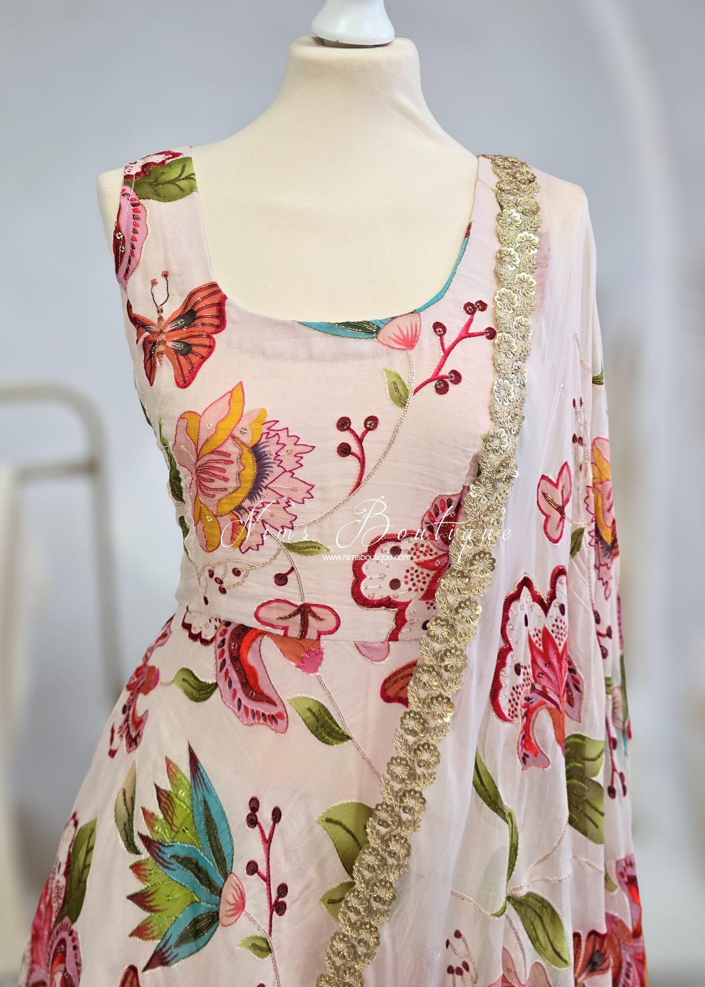 Evelina Print Frock Suit (size 10-12)