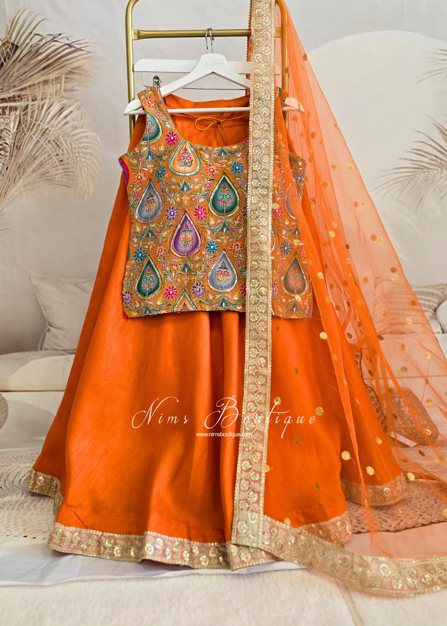 Hema Amber Printed & Embroidered Long Blouse (10-12)