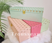 Luxury Pastel Foil Print Bangle Storage Box (4 colours)