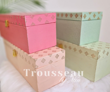 Luxury Pastel Foil Print Bangle Storage Box (4 colours)