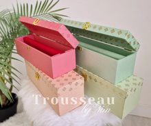 Luxury Pastel Foil Print Bangle Storage Box (4 colours)