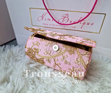 Light Pink Embroidered Bangle Box