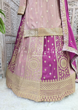 Luxury Mauve & Violet Lehnga Suit (Size 12-14)