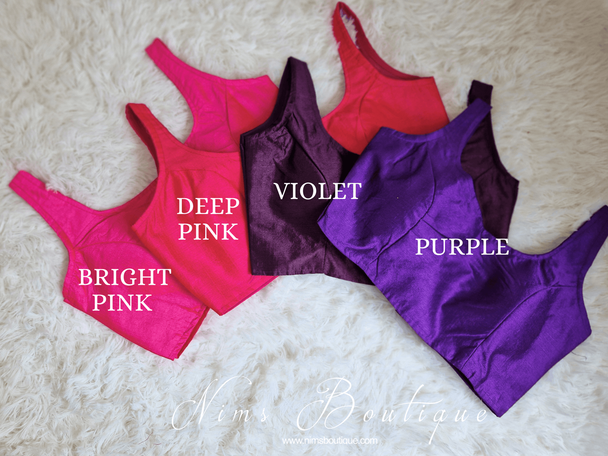 Nims Boutique The NB Purple Blouse 10-14