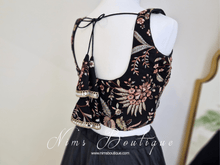 Nims Boutique Luxury Sarika Black Blouse size 4-18