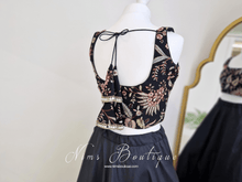 Nims Boutique Luxury Sarika Black Blouse size 4-18