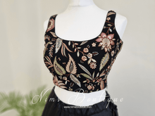 Nims Boutique Luxury Sarika Black Blouse size 4-18