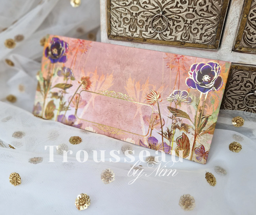 Nims Boutique Spring Flower Foil Print Money Wallets