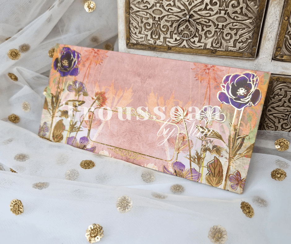 Nims Boutique Spring Flower Foil Print Money Wallets