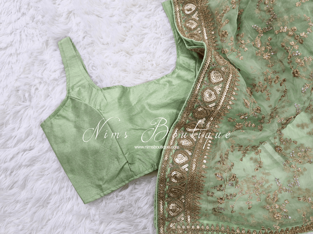 Nims Boutique The NB Mint Green Blouse 10-12