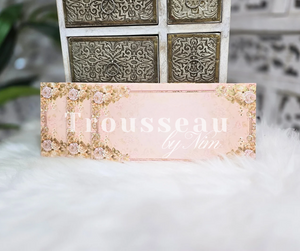 Cream Floral Foil Print Money Wallets