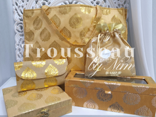Gold Brocade Bangle Box