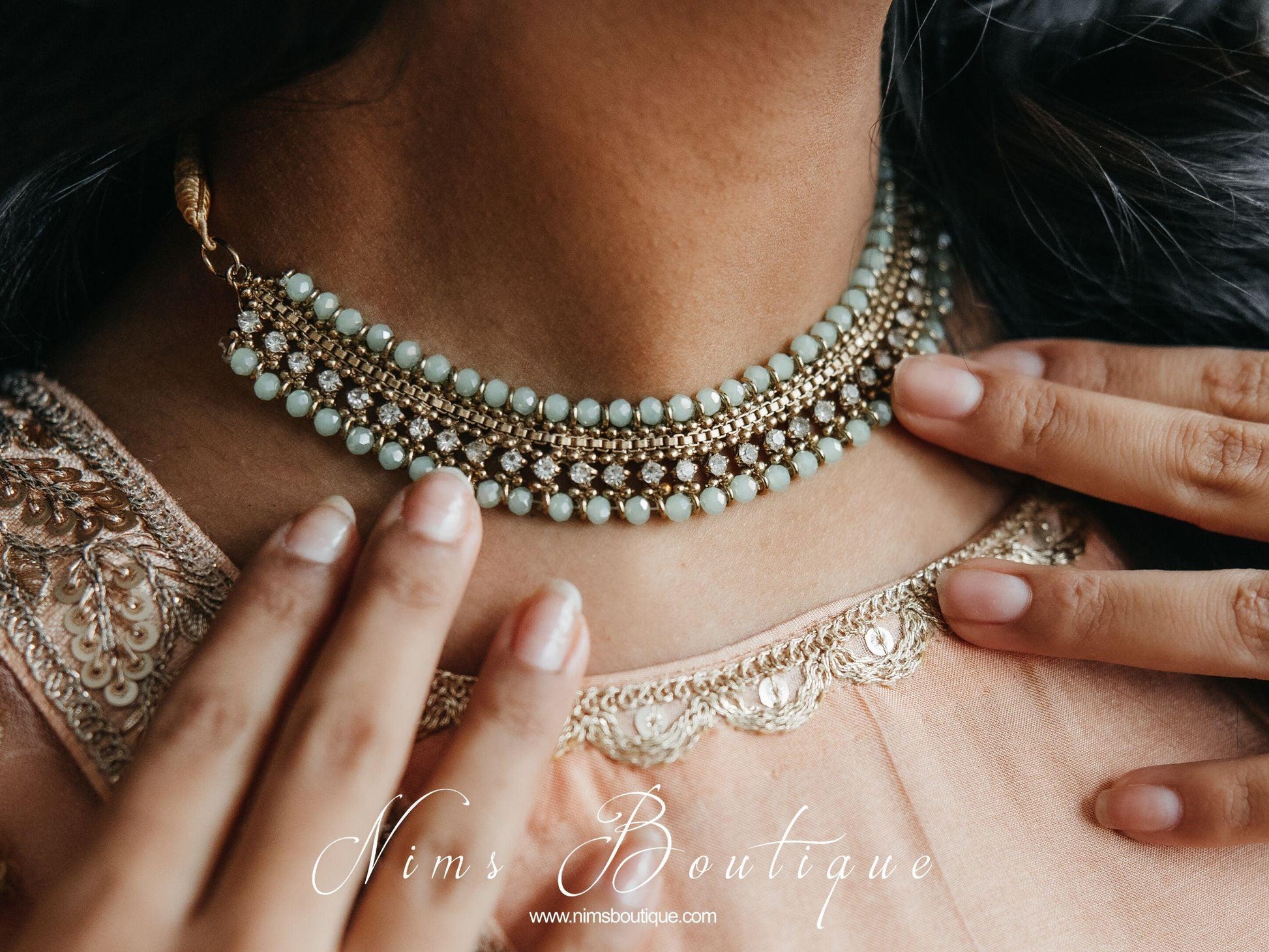 Nims Boutique Royal Mint Necklace