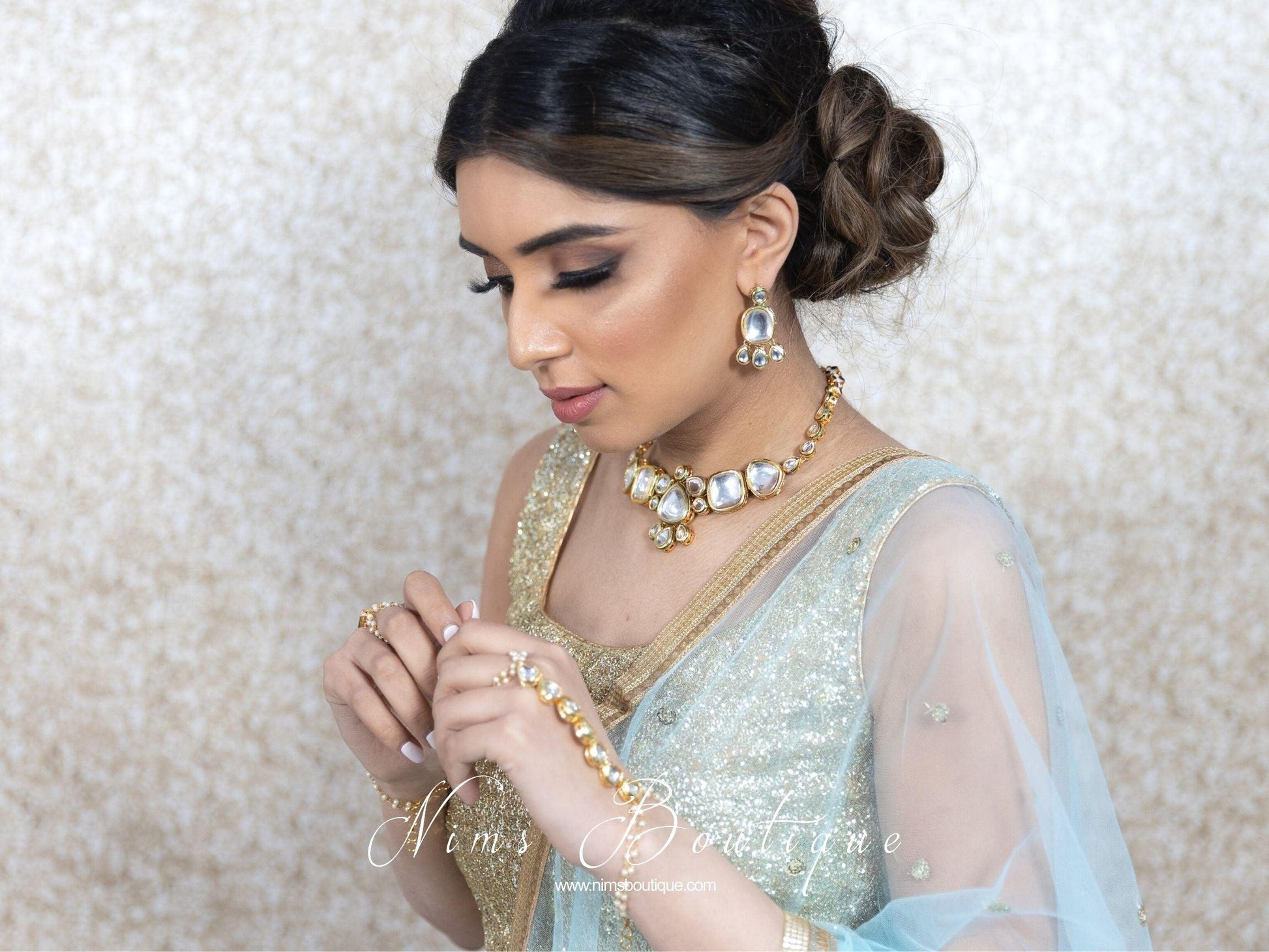 Nims Boutique Shalini Kundan Choker Set