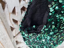 The NB Green Sequin Velvet Sequin Blouse 10-12