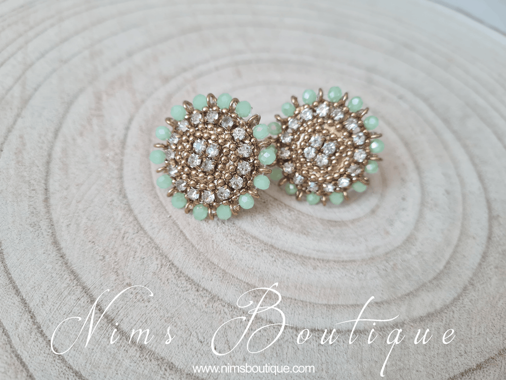 Nims Boutique Royal Mint Stud earrings
