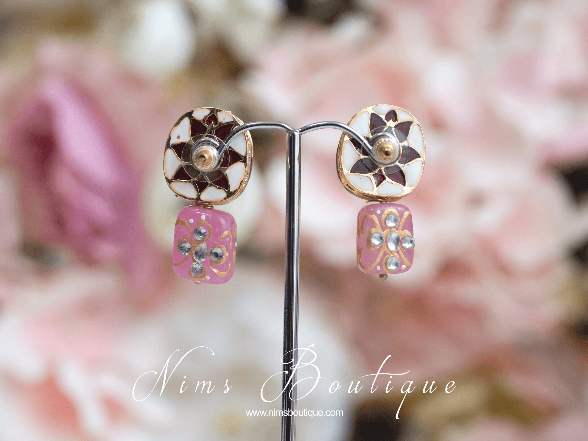 Nims Boutique Athiya Pink Kundan Set