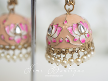 Payal Peach Blossom Chumke Earrings