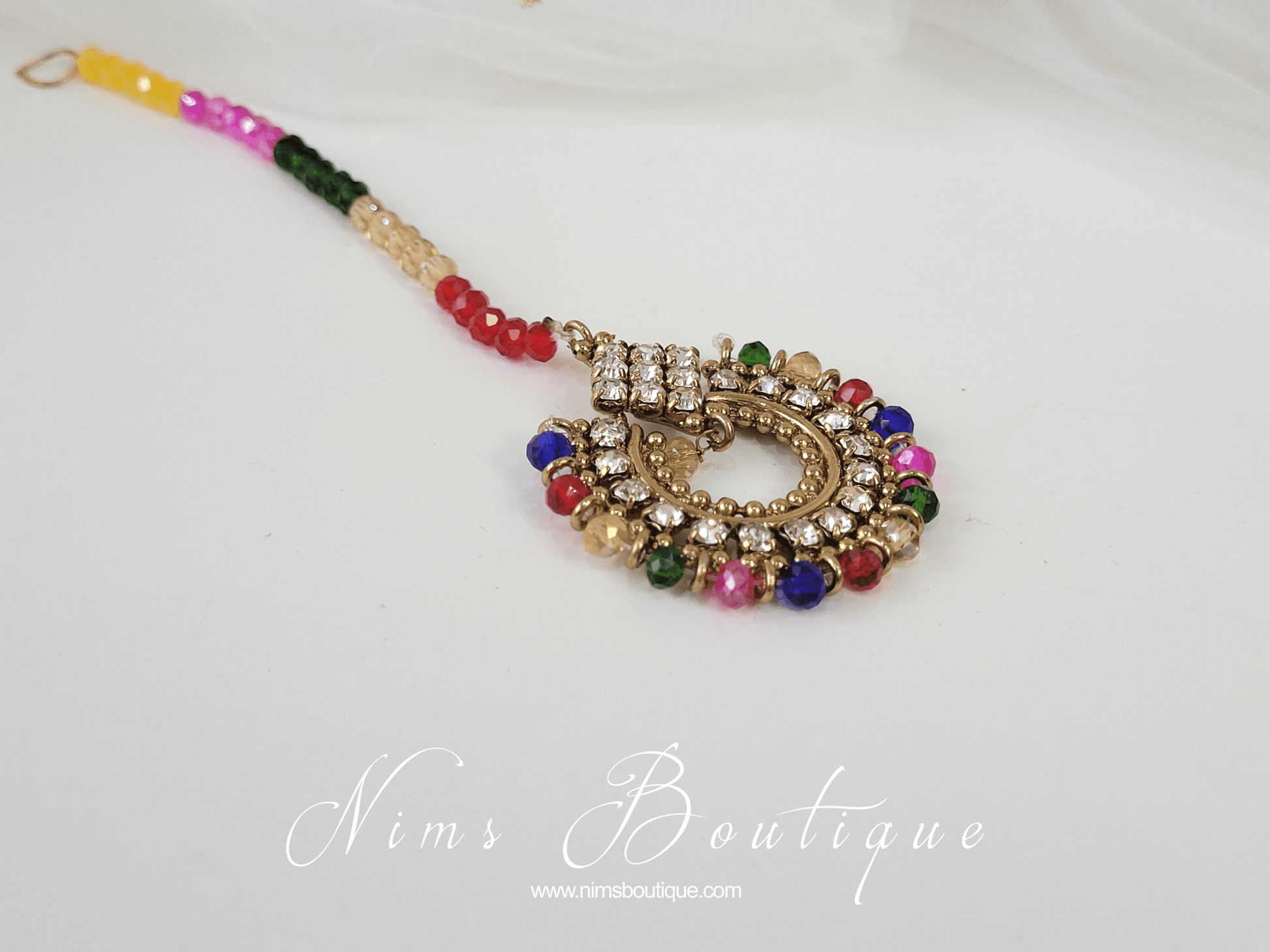 Nims Boutique Vidya Multicolour Tikka