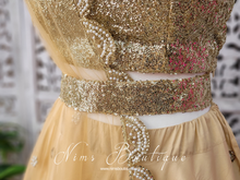 Luxury Gold Sequin Belt (sizes 4 to 20)