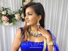 Elena Kundan & Royal Blue Set