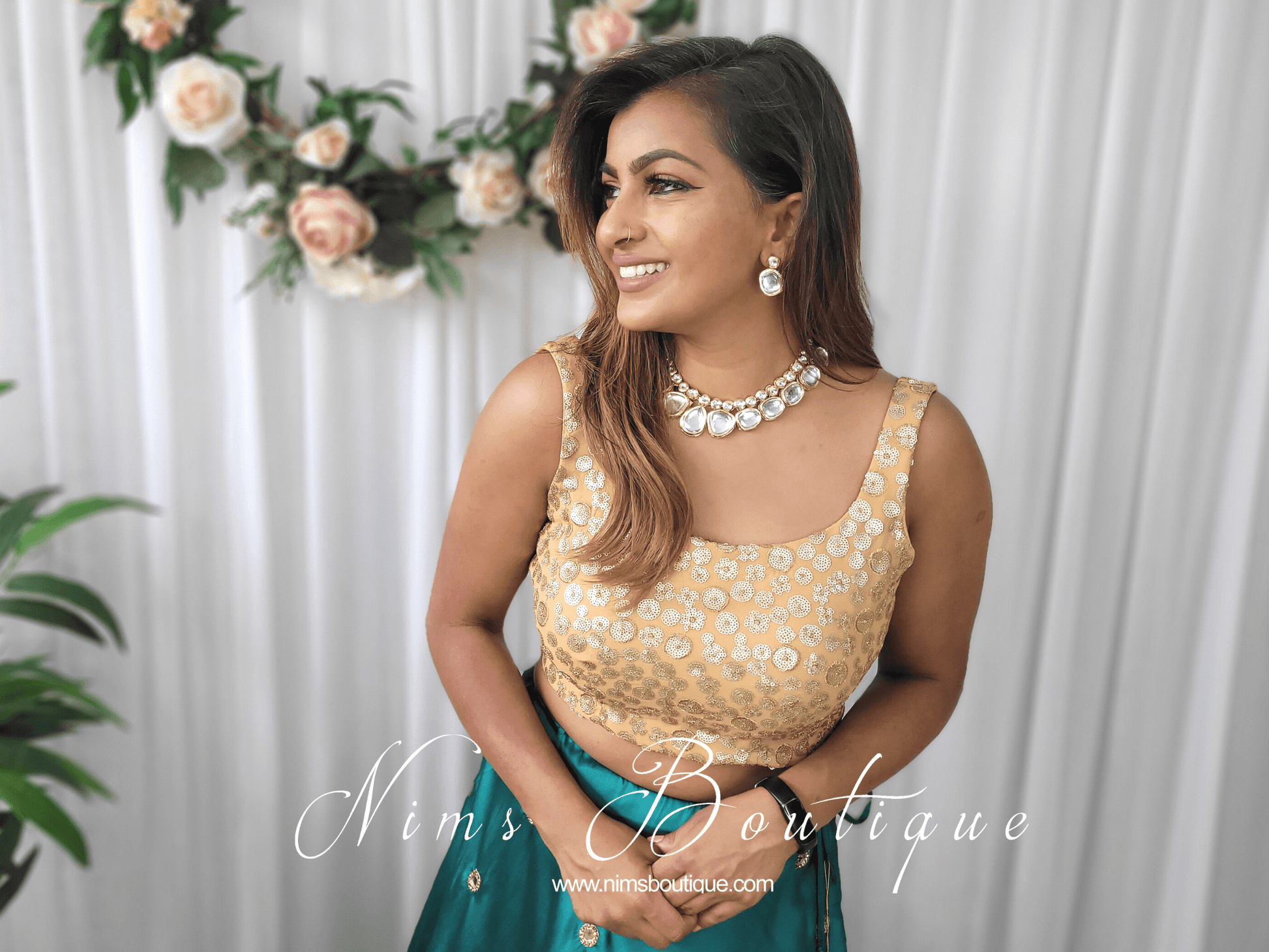 Nims Boutique Roshni Kundan Set
