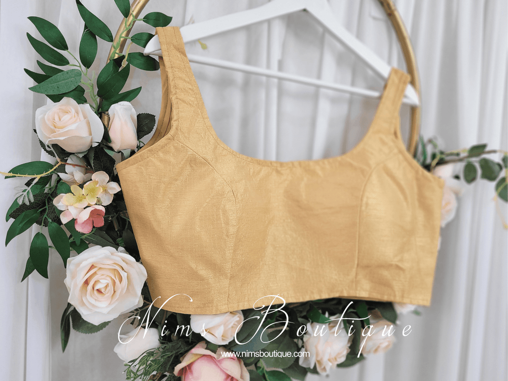 Nims Boutique The NB Gold Blouse 10-14