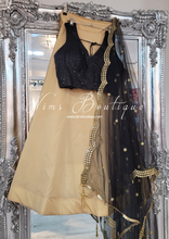 Gold Plain Semi stitched skirt/lehnga