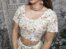 Isabel Readymade Ivory & Red Embroidered Blouse (sizes 4-12)