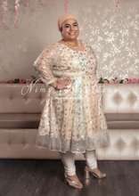 Anira Pastel Sequin Luxury Anarkali Suit with Pajami (4-16)