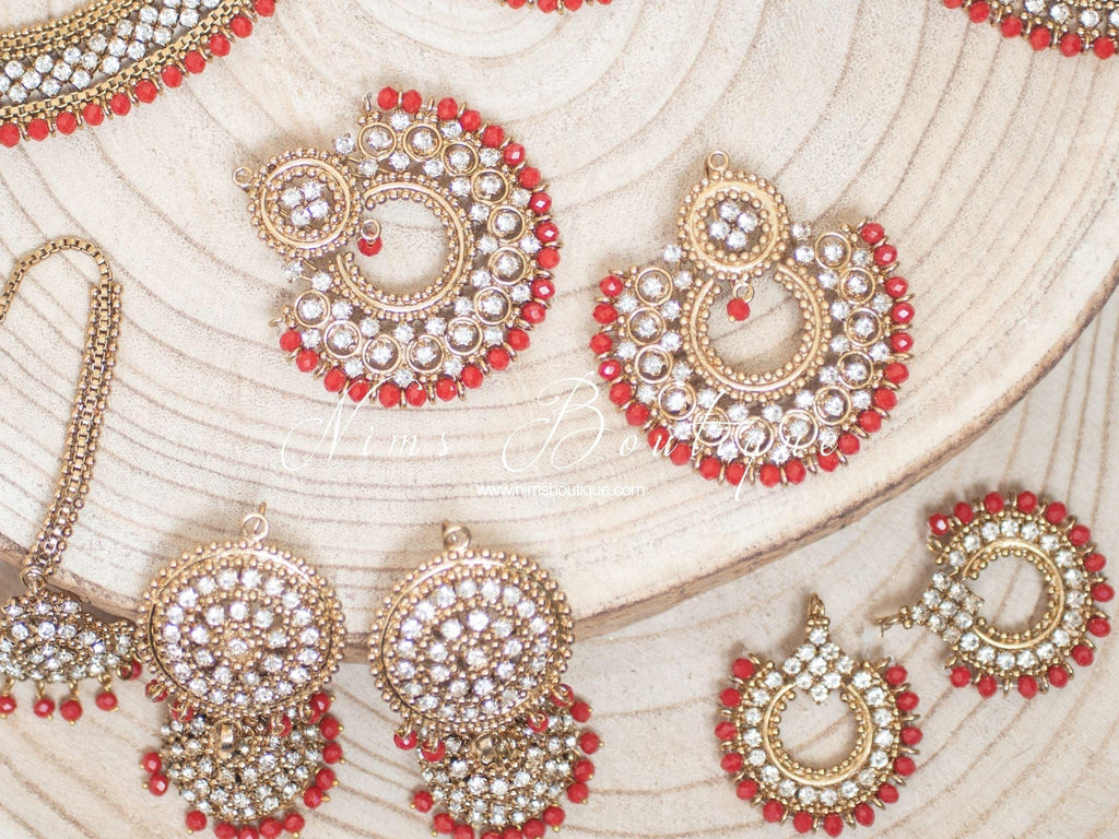 Nims Boutique Royal Red Statement Necklace