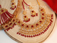 Pari Maharani Red & Gold Set