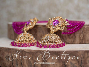 Nims Boutique The NB Maharani Hot Pink Chumke