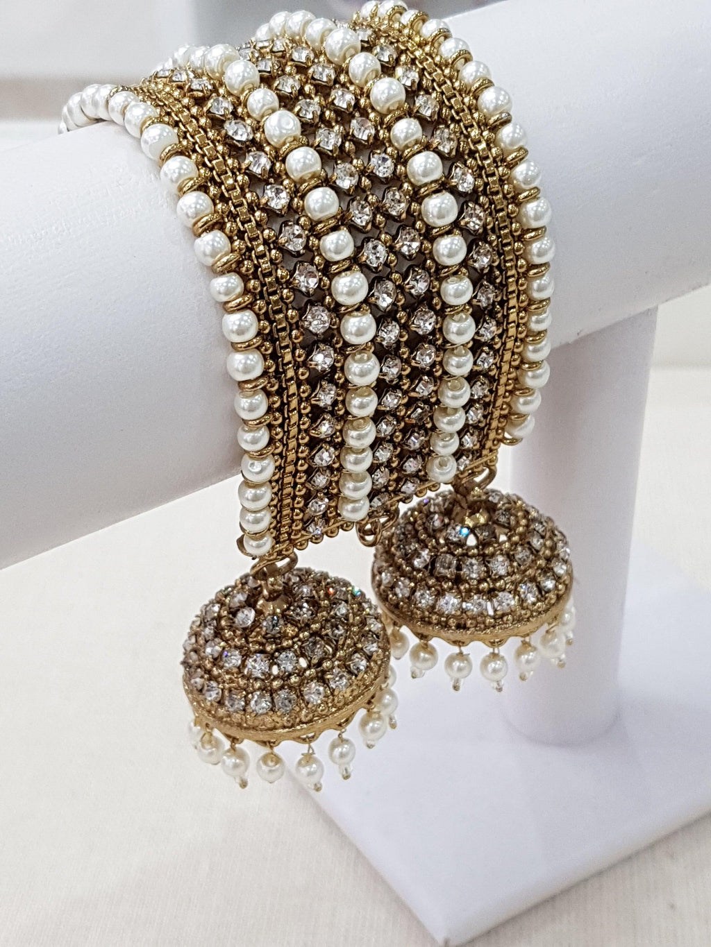 Nims Boutique Royal Pearl Bracelet with hanging chumke
