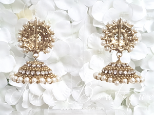 Royal Chandni Antique Gold & Pearl Chumke