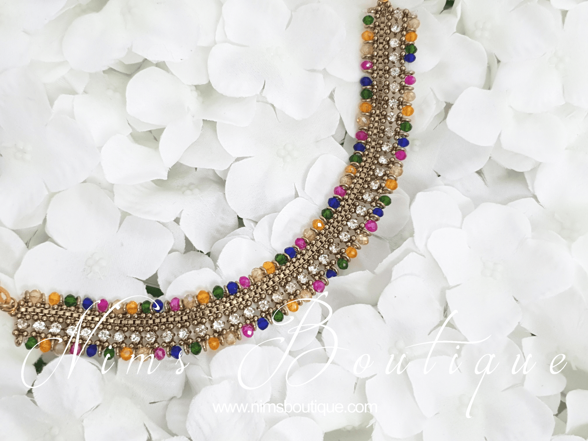 Nims Boutique Royal Multicolour Tikka Set