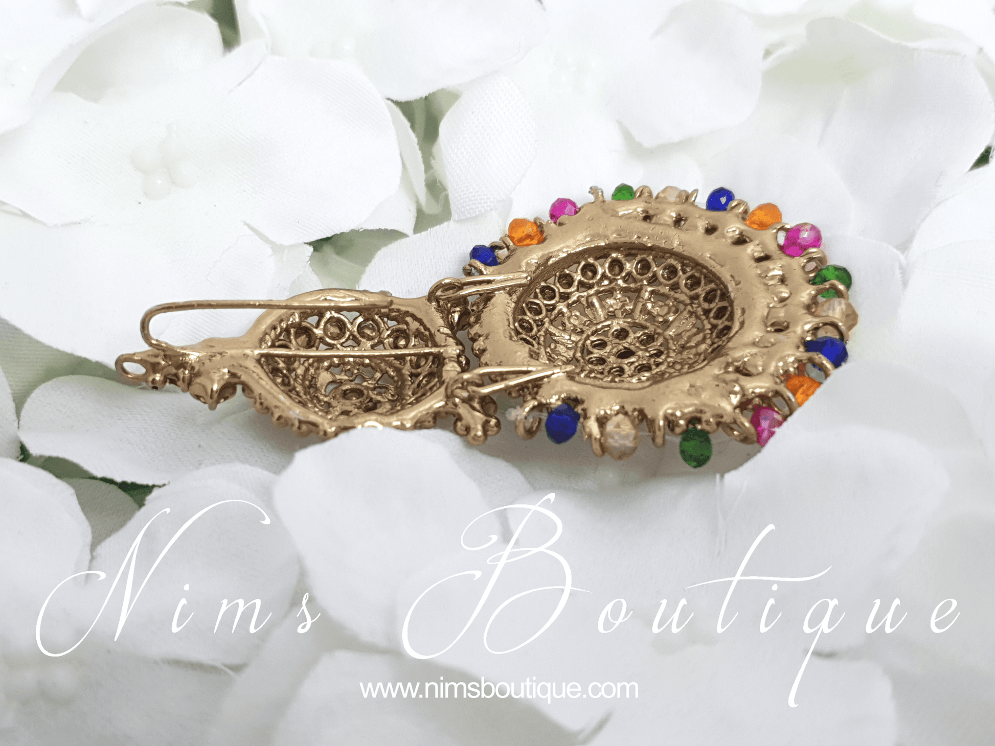 Nims Boutique Royal Multicolour Tikka Set