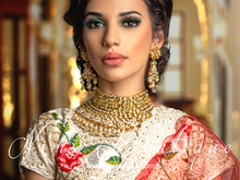 Luxury Kundan Ivory statement necklace & earrings