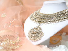 Radha Antique Gold & Pearl Set