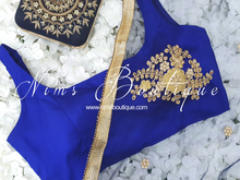 The NB Royal Blue Silk Blouse 10-12