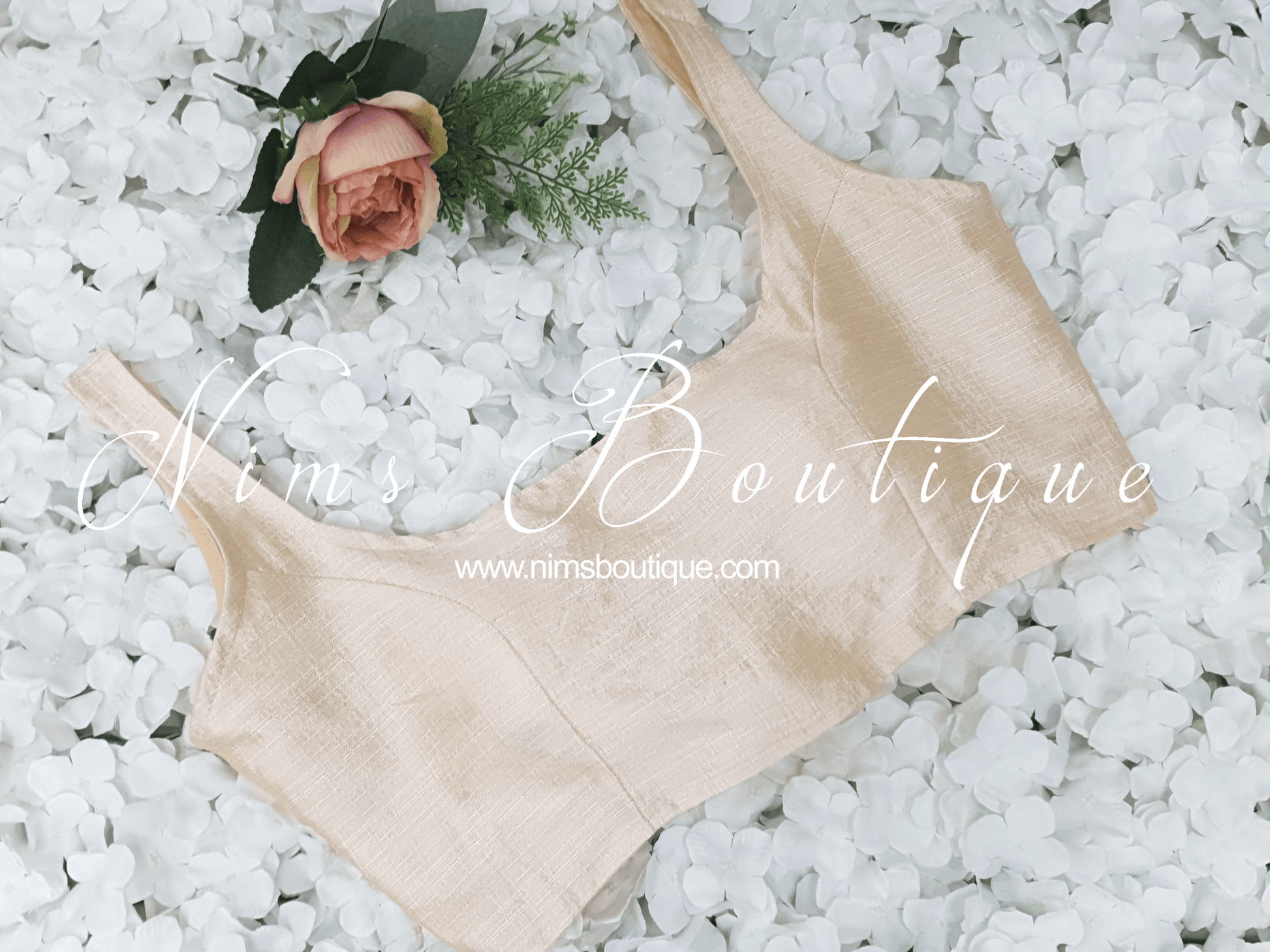 Nims Boutique The NB Cream Blouse 10-14
