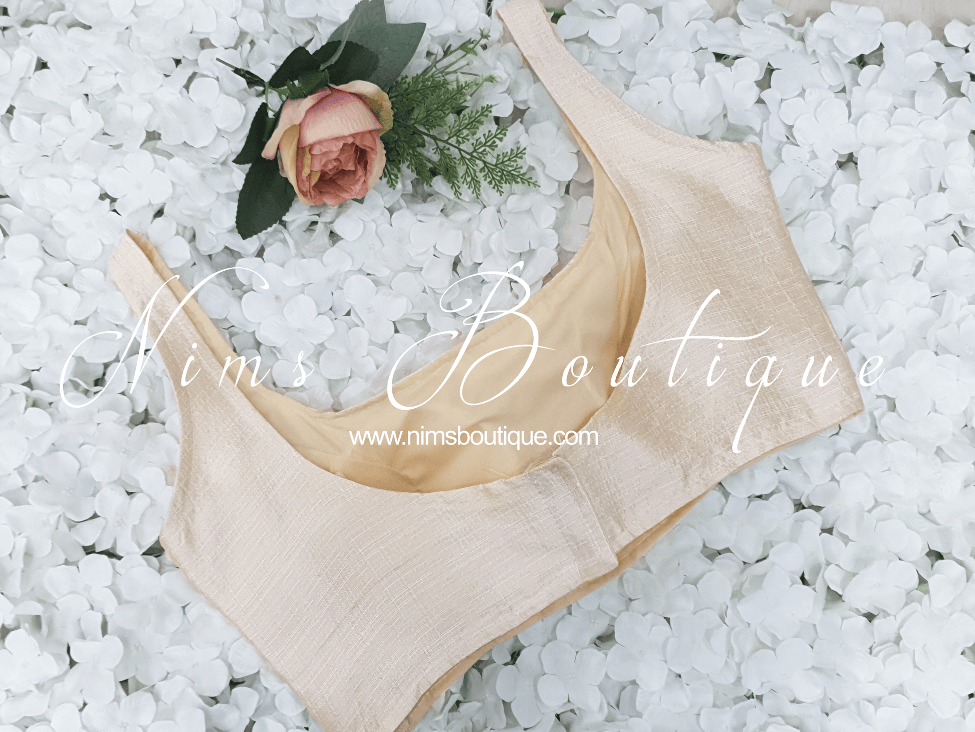 Nims Boutique The NB Cream Blouse 10-14