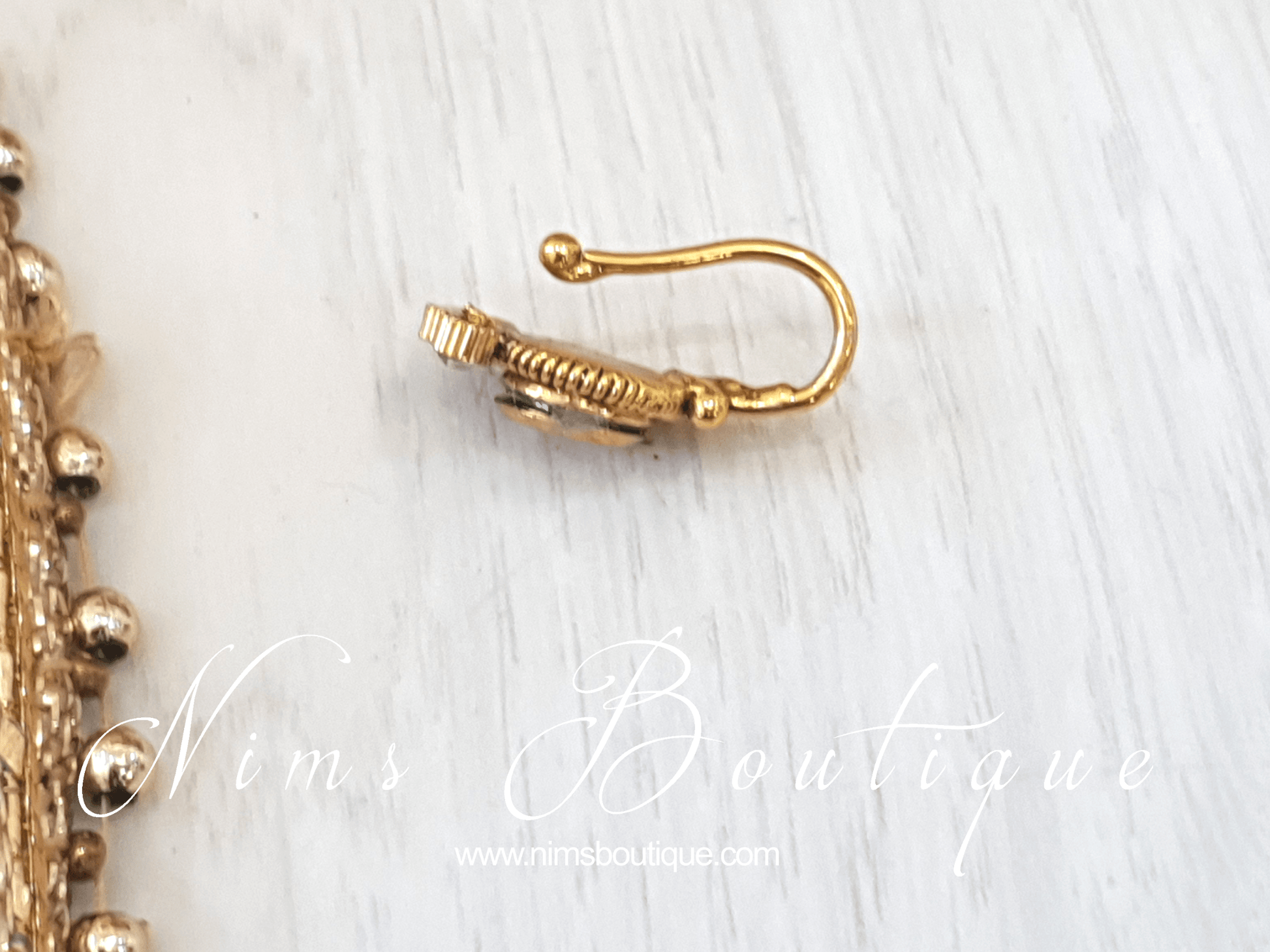 Nims Boutique Clear Stone Nose ring