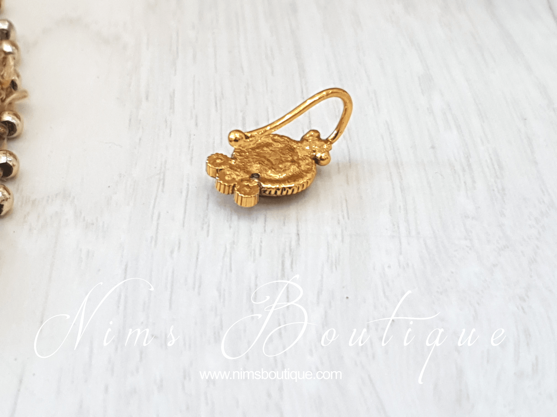 Nims Boutique Clear Stone Nose ring