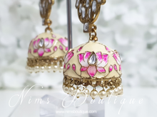 Payal Cream Blossom Chumke Earrings
