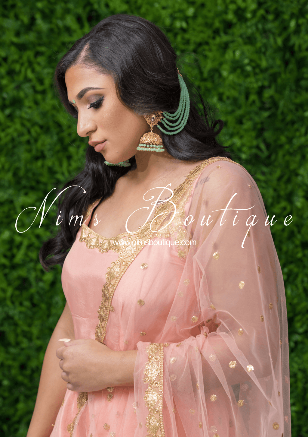 Nims Boutique The NB Maharani Mint Chumke