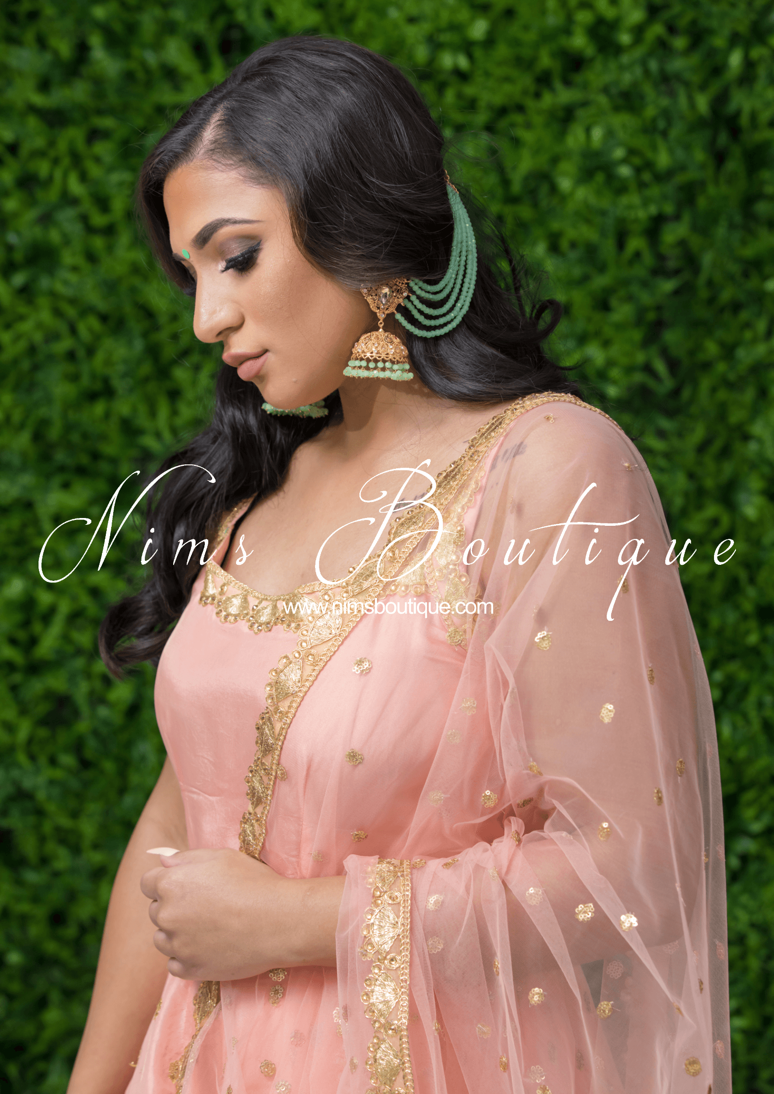 Nims Boutique The NB Maharani Mint Chumke