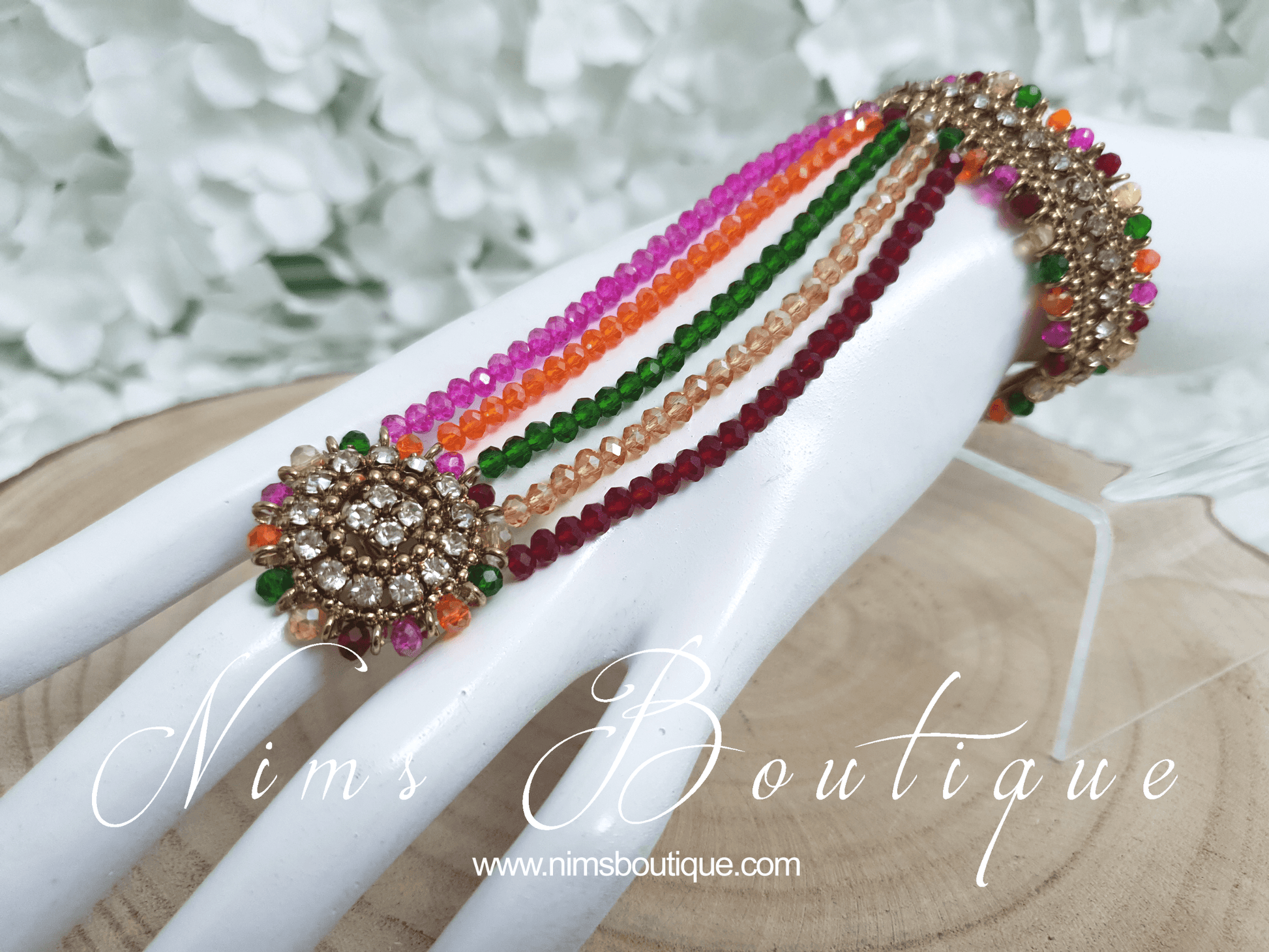 Nims Boutique Royal Multicolour Small Handpiece / Hath Panja