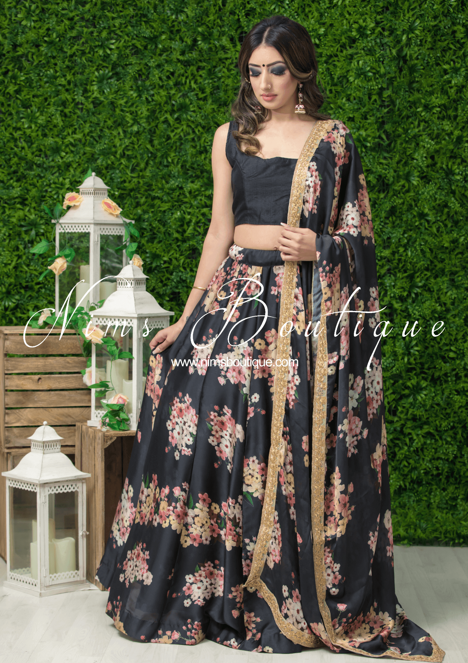 Nims Boutique The NB Black Blouse 10-12